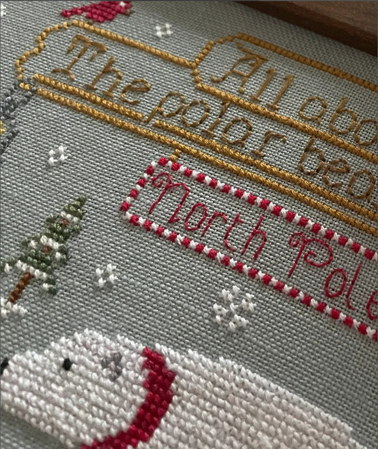 Polar Bear Express - Cross Stitch Pattern