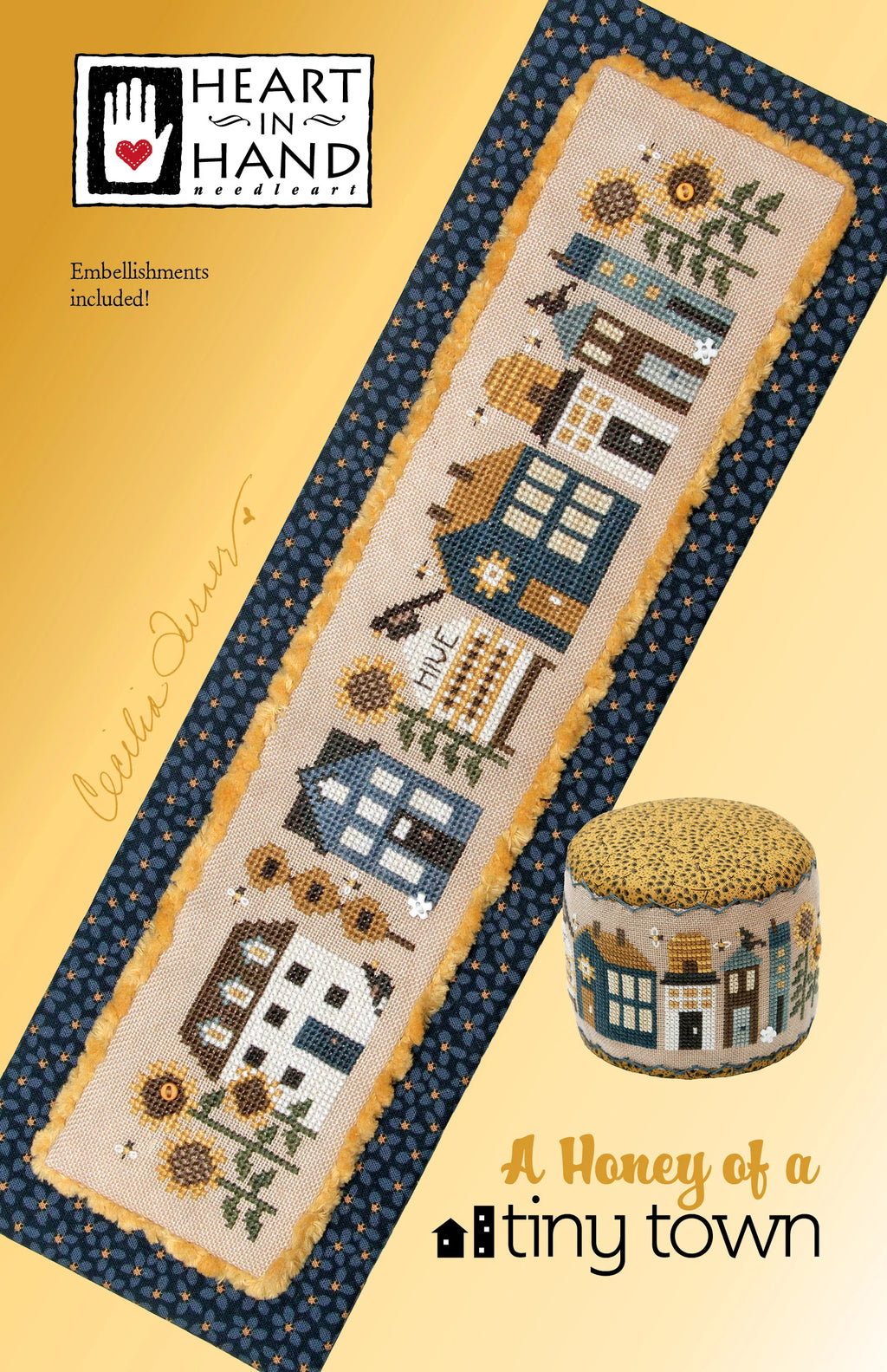 A Honey of a Tiny Town - Cross Stitch Pattern