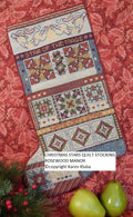 Christmas Stars Quilt Stocking - Cross Stitch Pattern