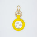 Yellow Self-Finishing Key Fob
