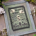 Hallowed Be Sampler - Cross Stitch Pattern