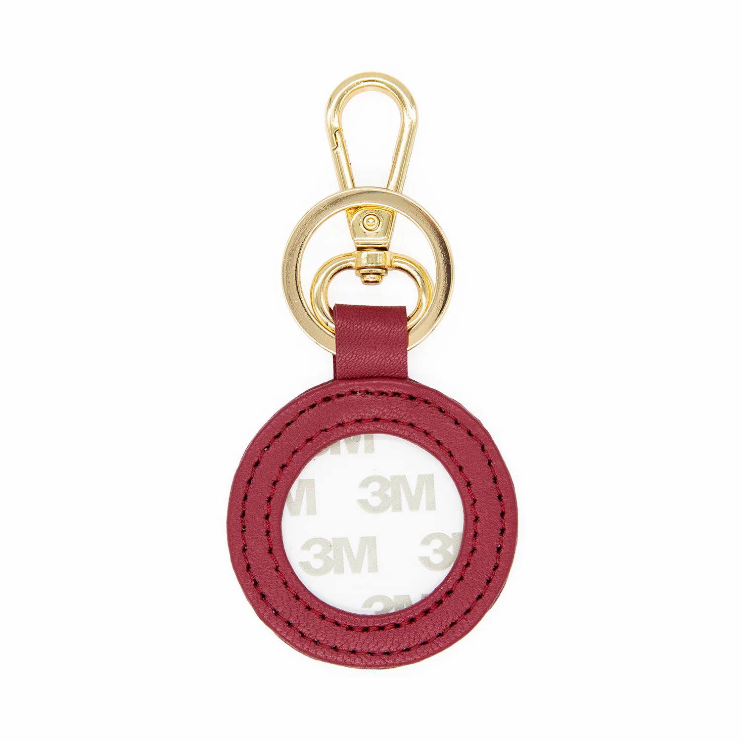 Cranberry Self-Finishing Key Fob