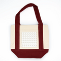 Cranberry Self-Finishing Mini Tote Bag