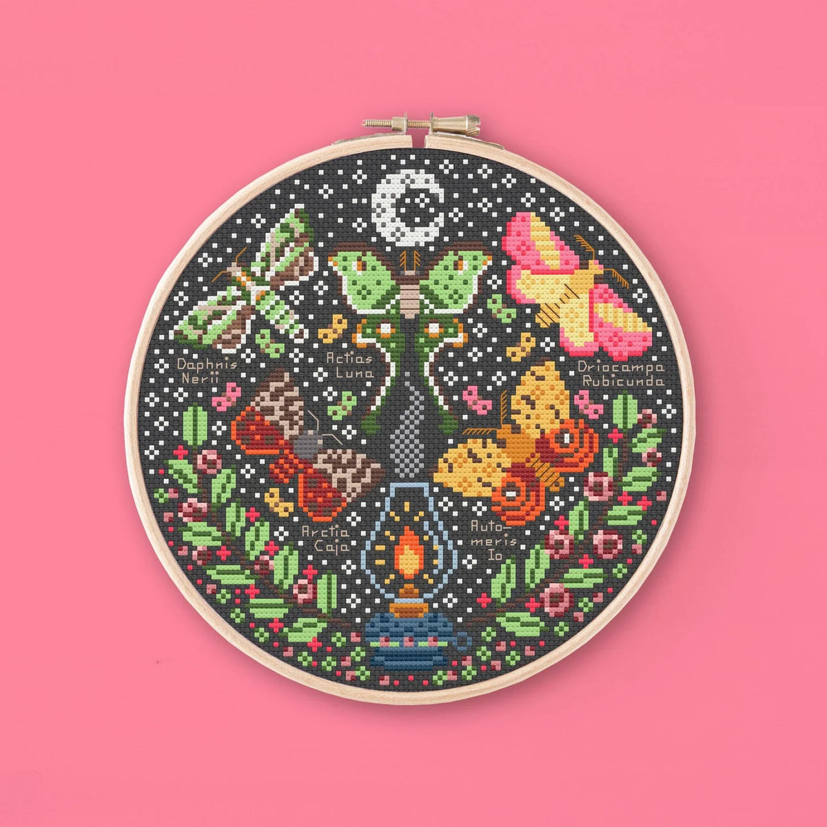 Beautiful Moths - Cross Stitch Pattern