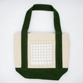 Forest Green Self-Finishing Mini Tote Bag
