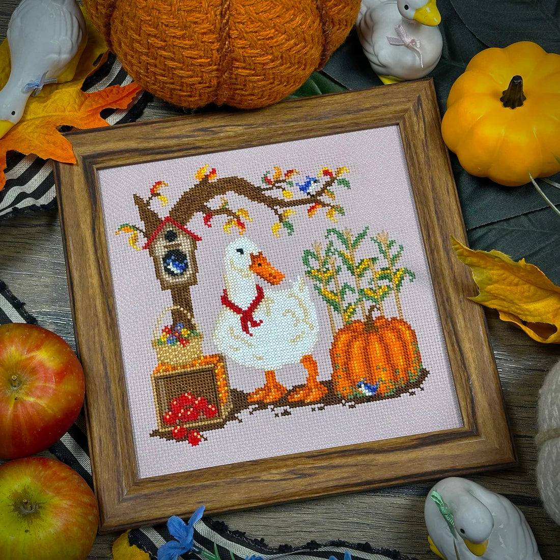 Harvest Duck - Cross Stitch Pattern