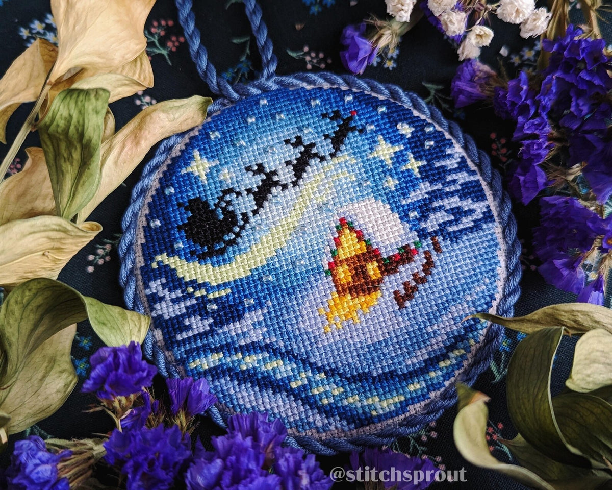 Polar Night Sighting - Cross Stitch Pattern