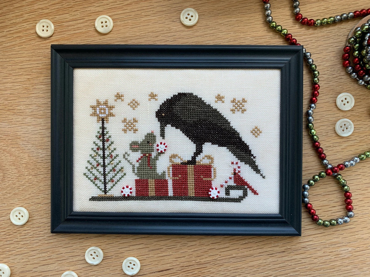 Evergreens and Peppermint - Cross Stitch Pattern