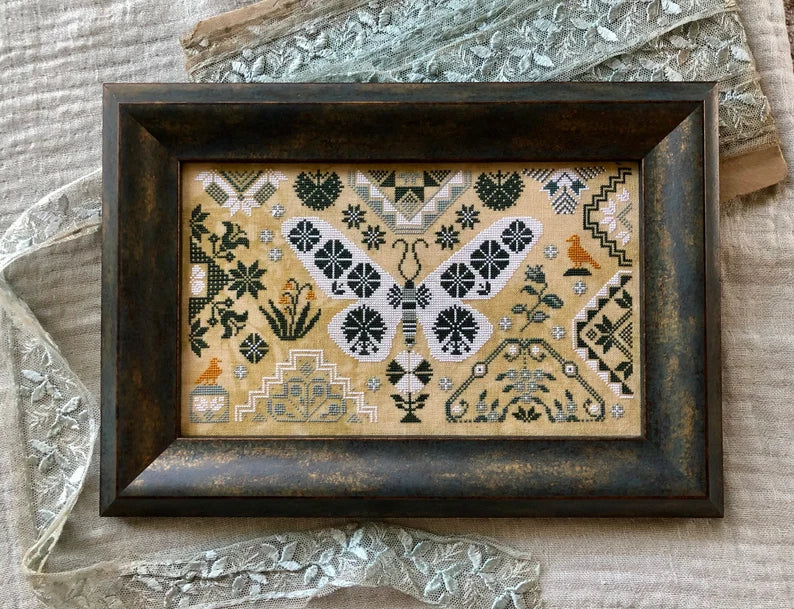 White Winter Moth - Cross Stitch Pattern