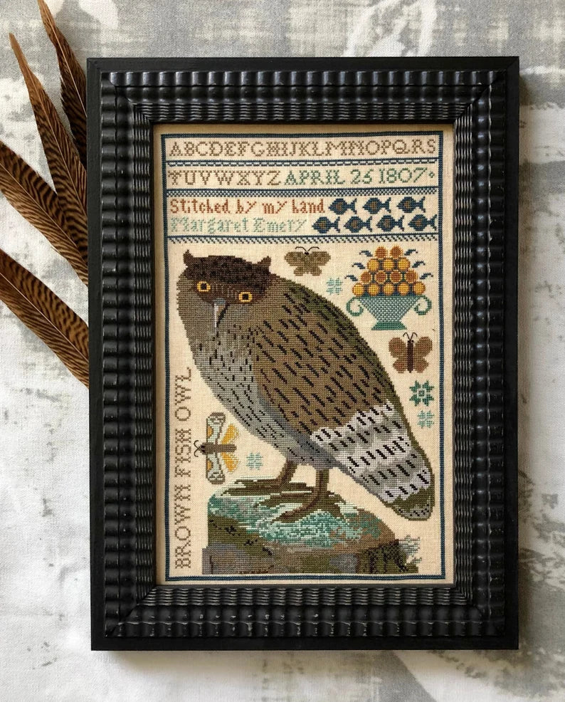 Brown Fish Owl - Cross Stitch Pattern