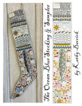 The Ocean Blue Stocking & Sampler - Cross Stitch Pattern