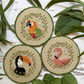 Tropical Birds Trio - Cross Stitch Pattern