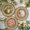 Countryside Animals Trio - Cross Stitch Pattern