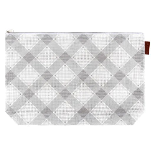 Large Mad for Plaid Project Bag - Charcoal