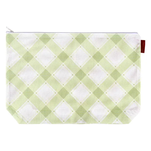Large Mad for Plaid Project Bag - Olive