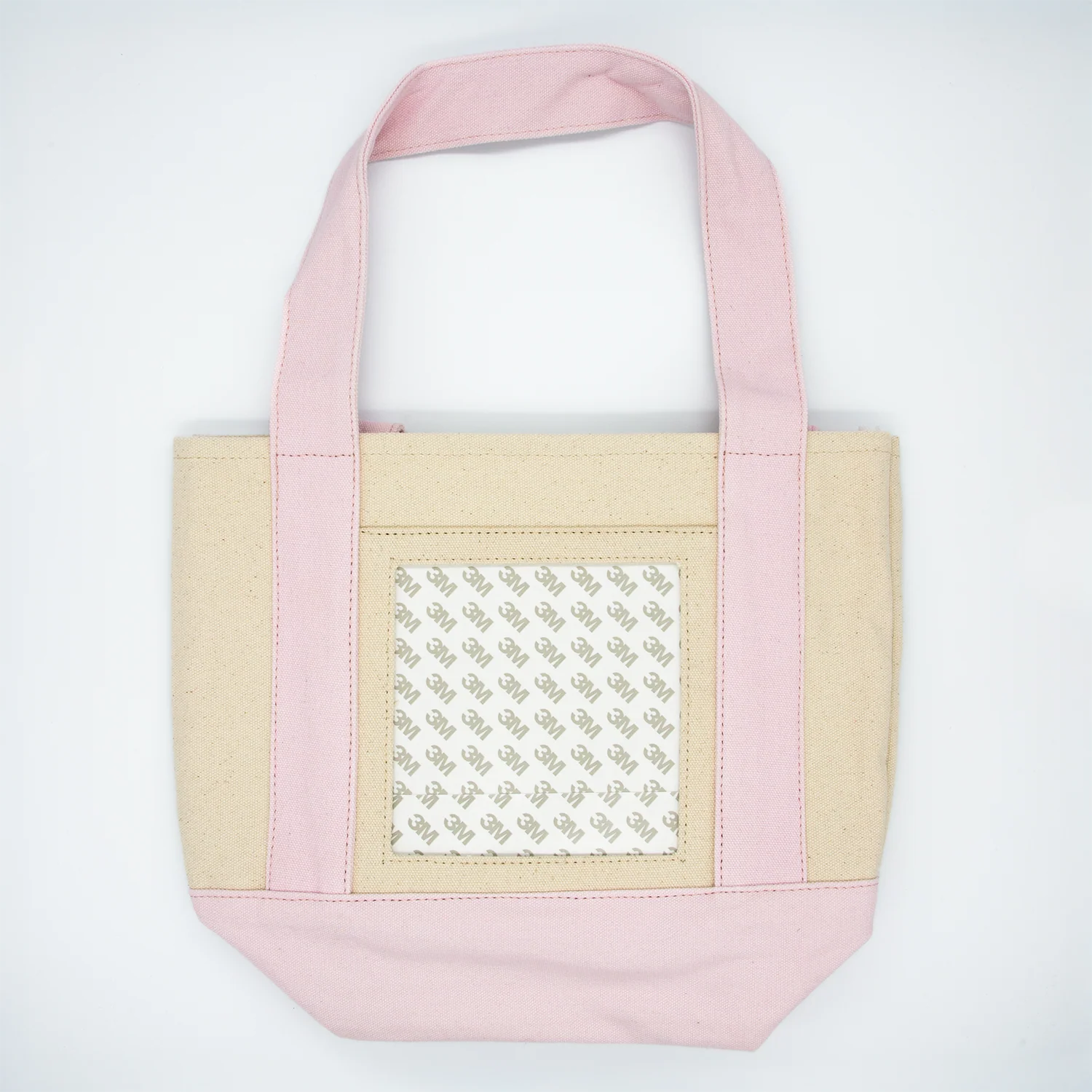 Pink Self-Finishing Mini Tote Bag