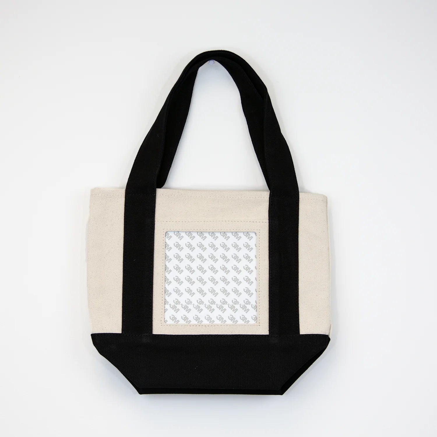 Black Self-Finishing Mini Tote Bag