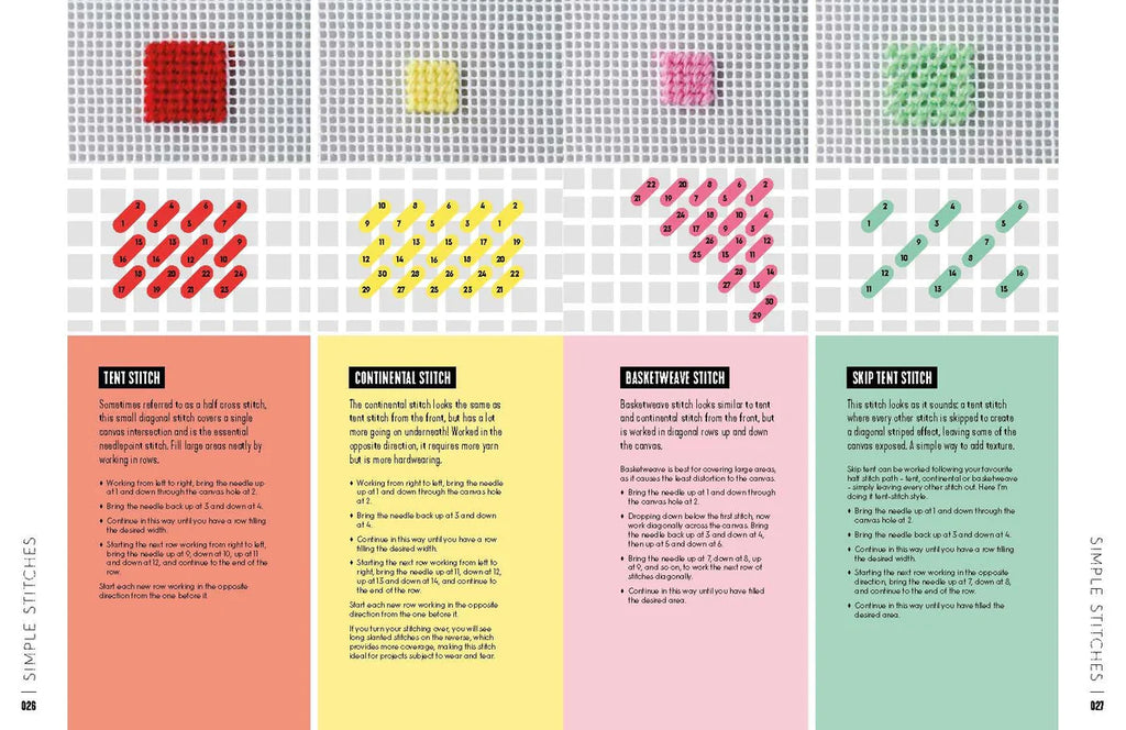 Needlepoint: A Modern Stitch Directory