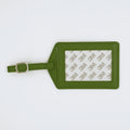 Green Olive Self-Finishing Luggage Tag