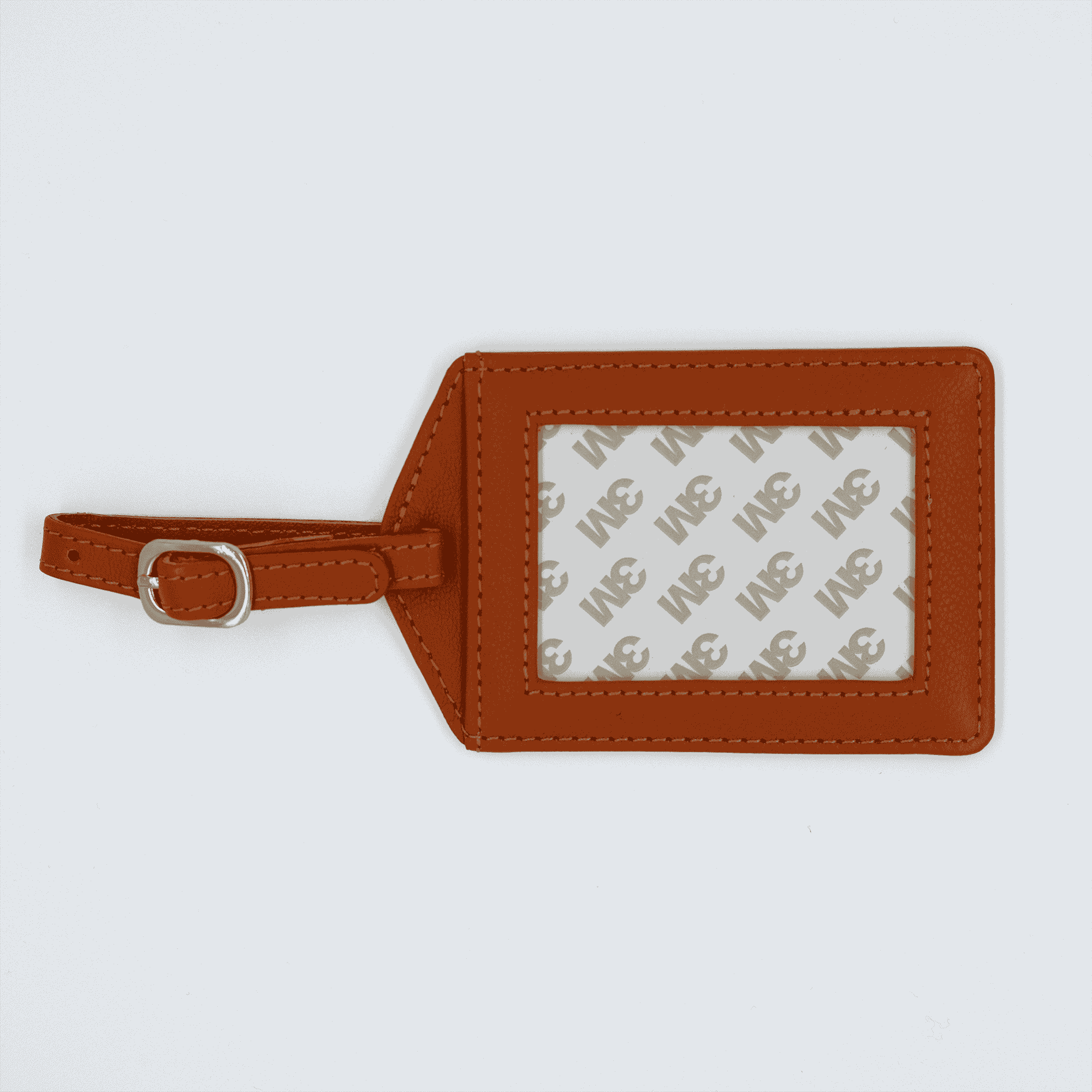 Orange Self-Finishing Luggage Tag