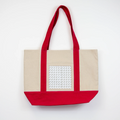 Hot Pink Self-Finishing Large Tote Bag