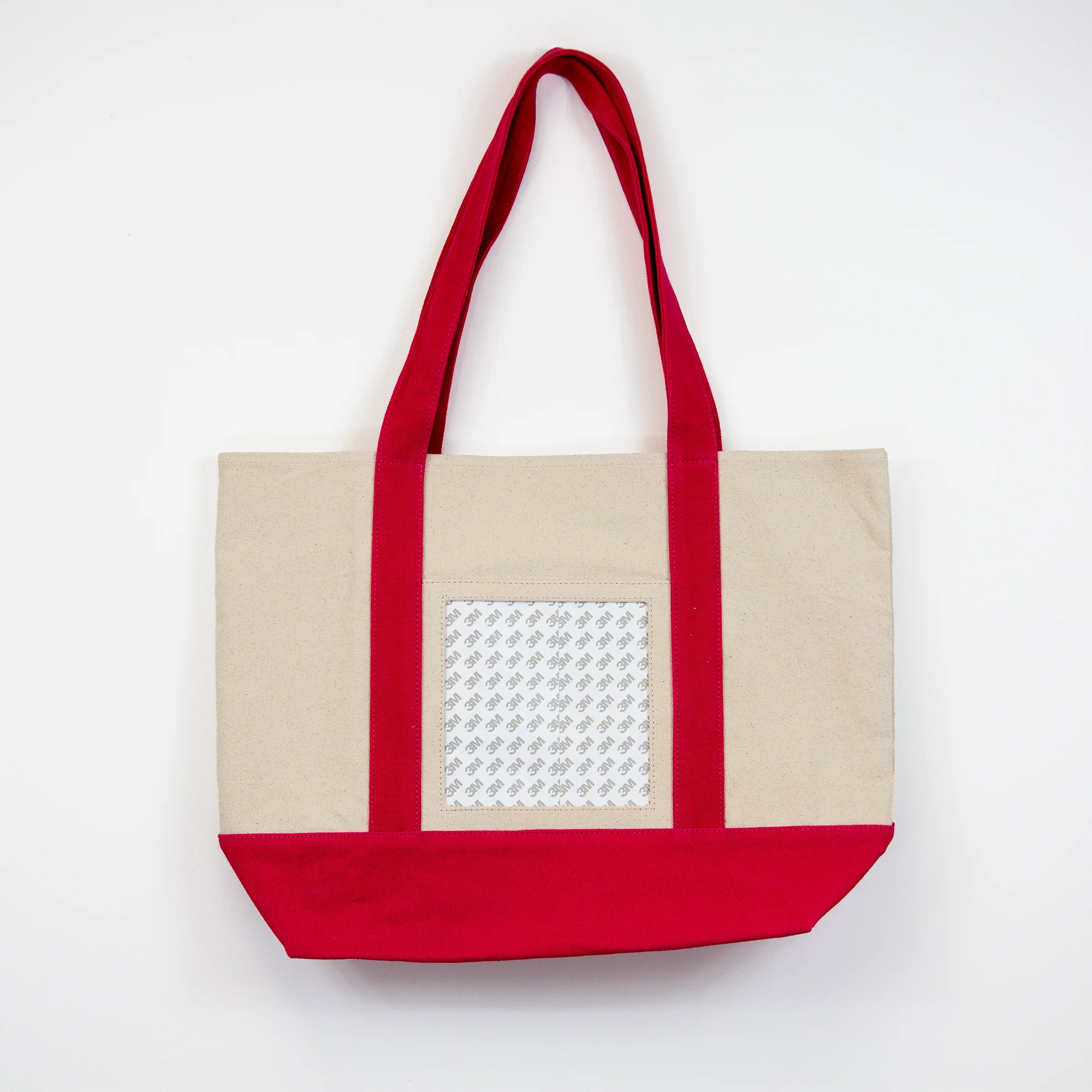 Hot Pink Self-Finishing Large Tote Bag