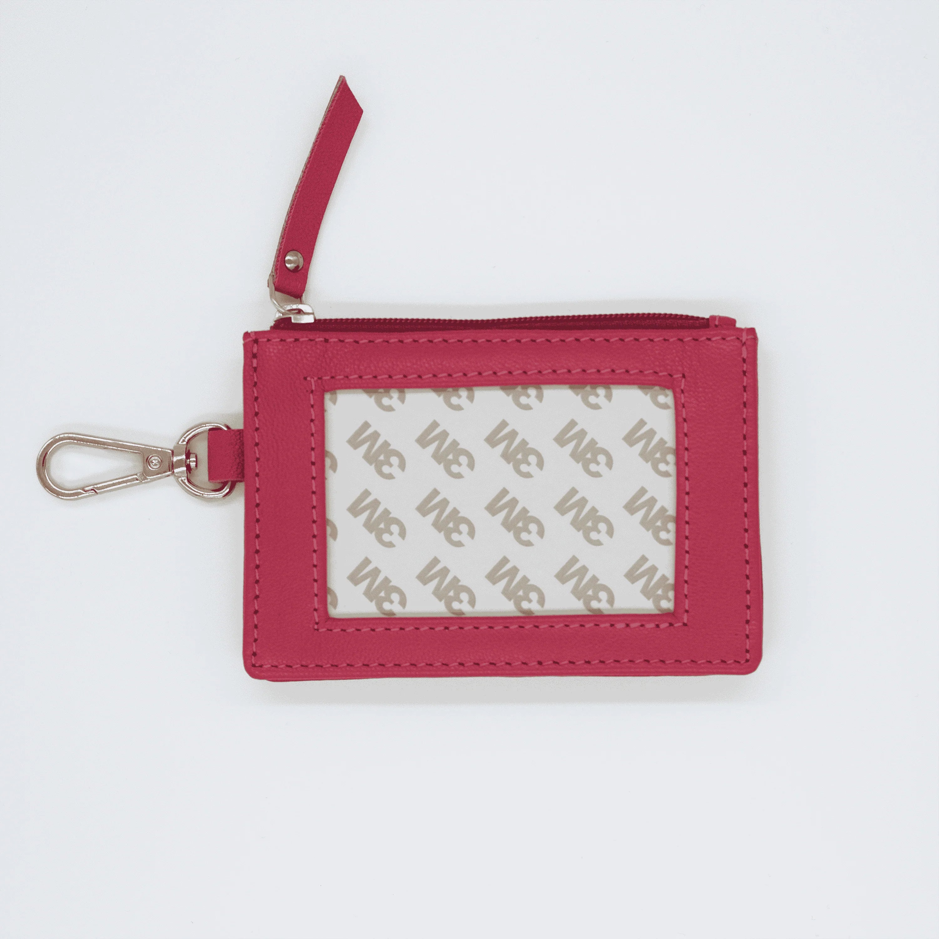 Hot Pink Self-Finishing Zip Coin Holder