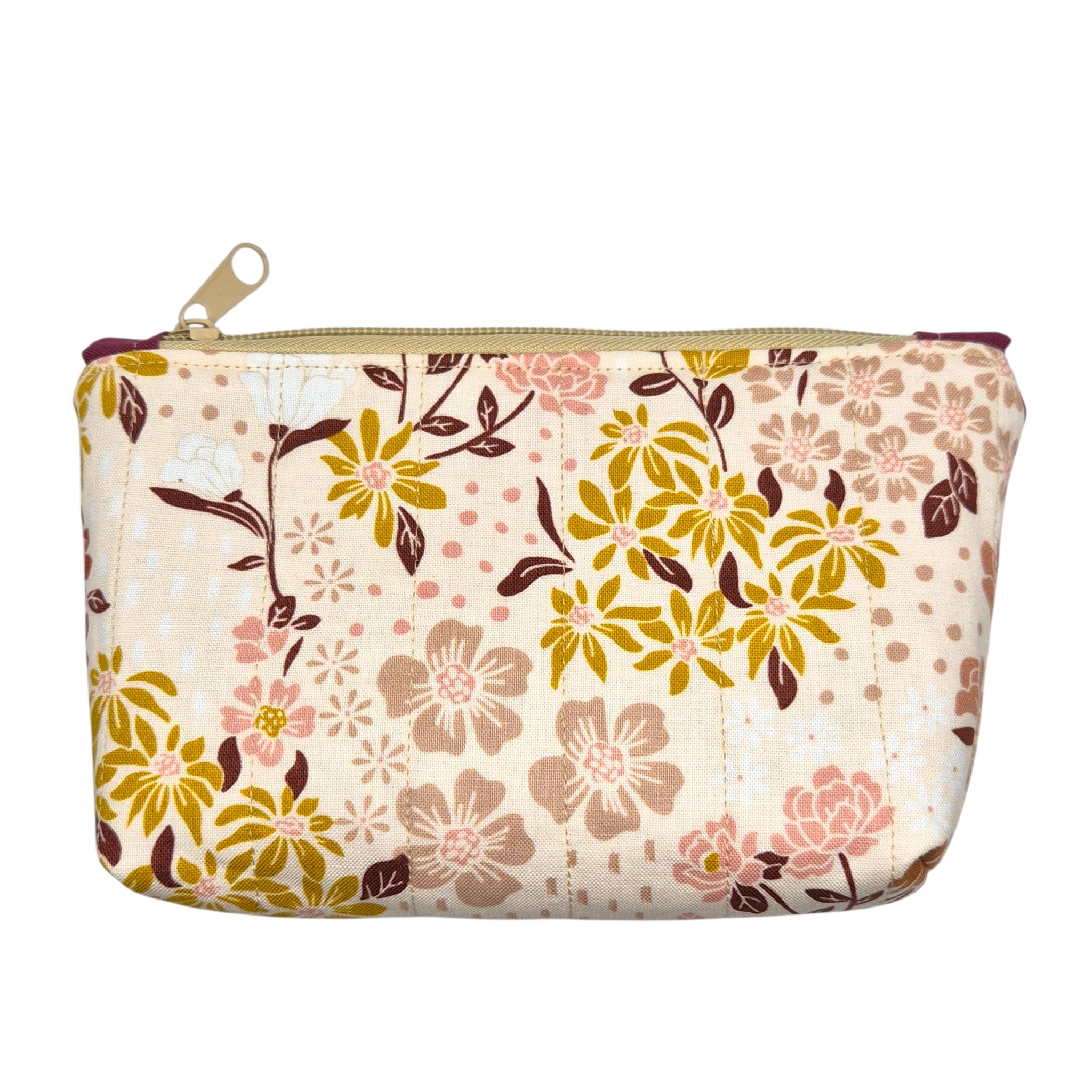 Floral Print Small Notions Bag