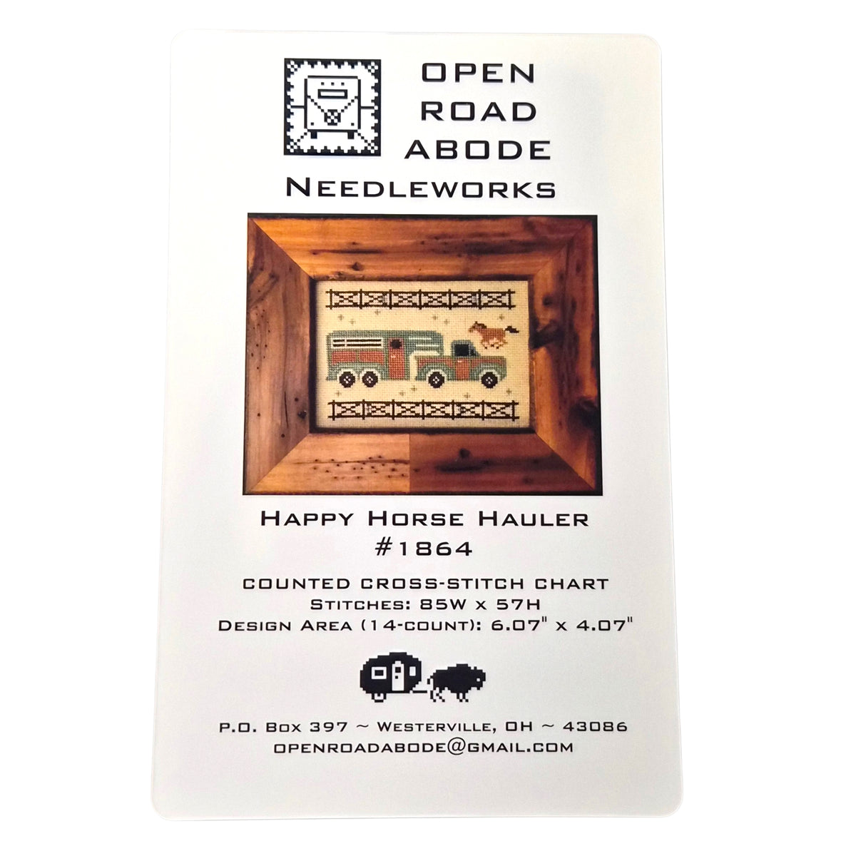 Happy Horse Hauler - Cross Stitch Pattern