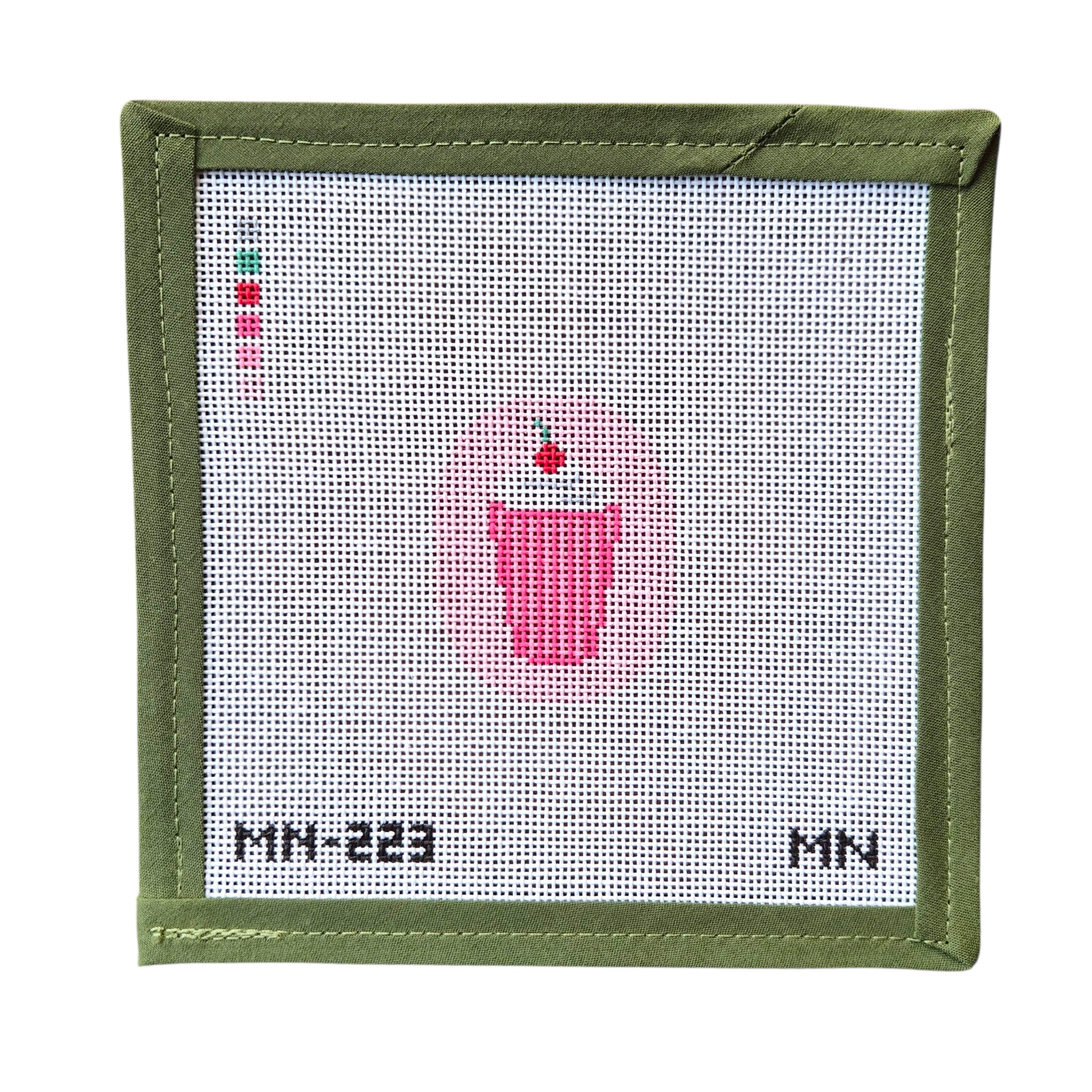 Strawberry Milkshake Mini - Magnolia Needlepoint