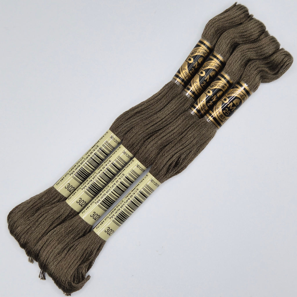 DMC 3021 Very Dark Brown Gray