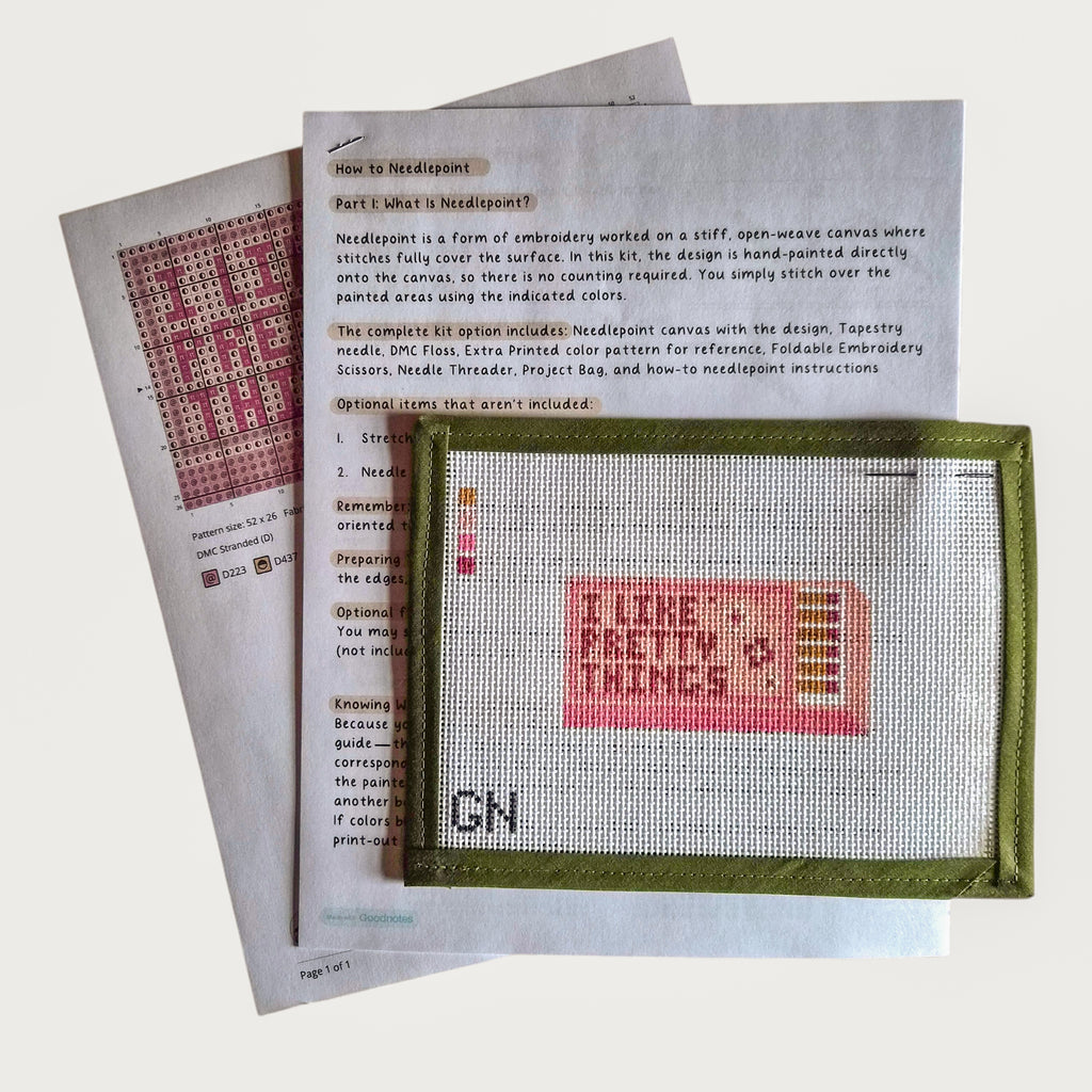 Pretty Things Matchbox - The Gilded Needle