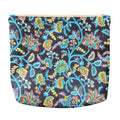 Floral Blue/Black XL Project Bag