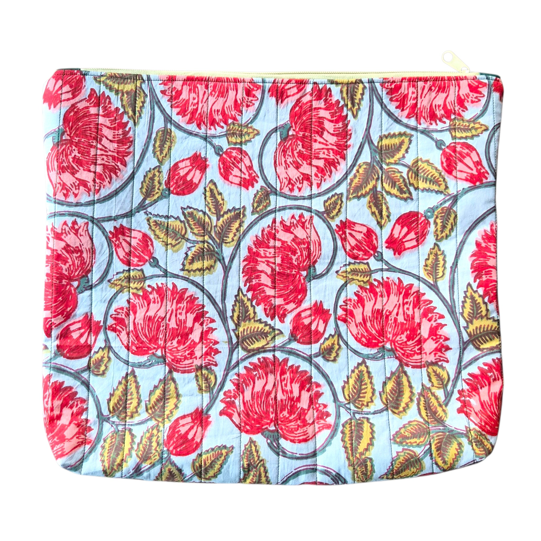 Floral Pink/Blue XL Project Bag