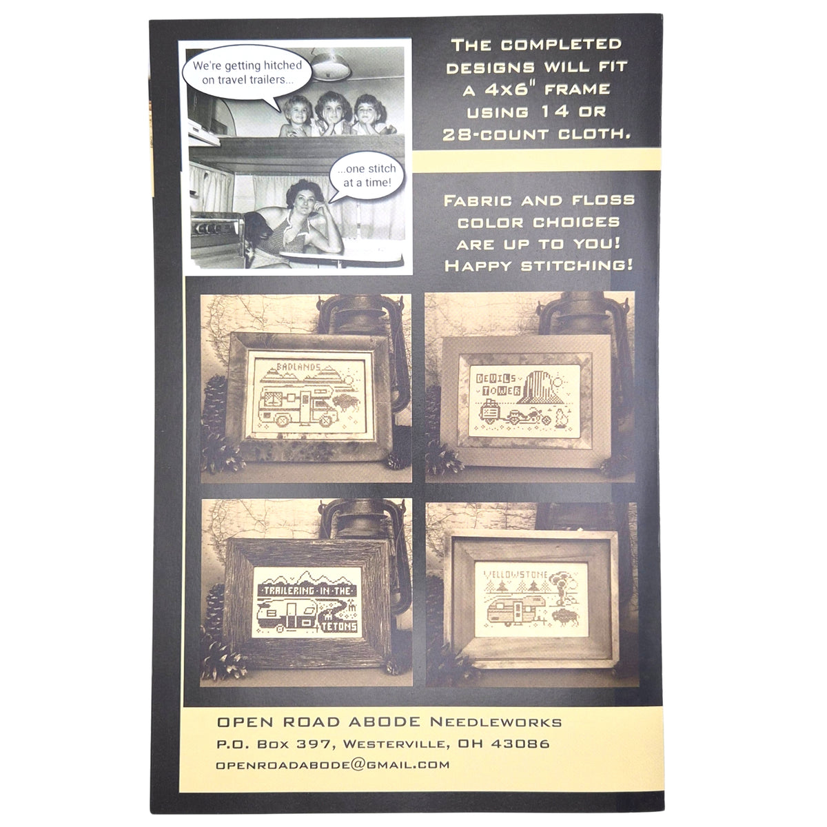 National Park & Monuments Postcard Bundle - Cross Stitch Pattern