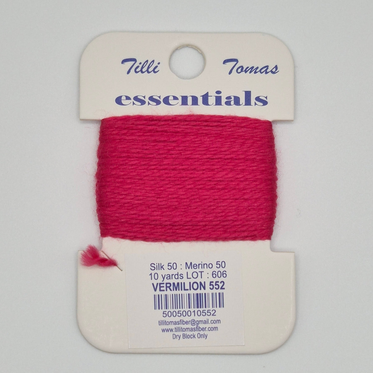 Essentials Card 552 Vermilion