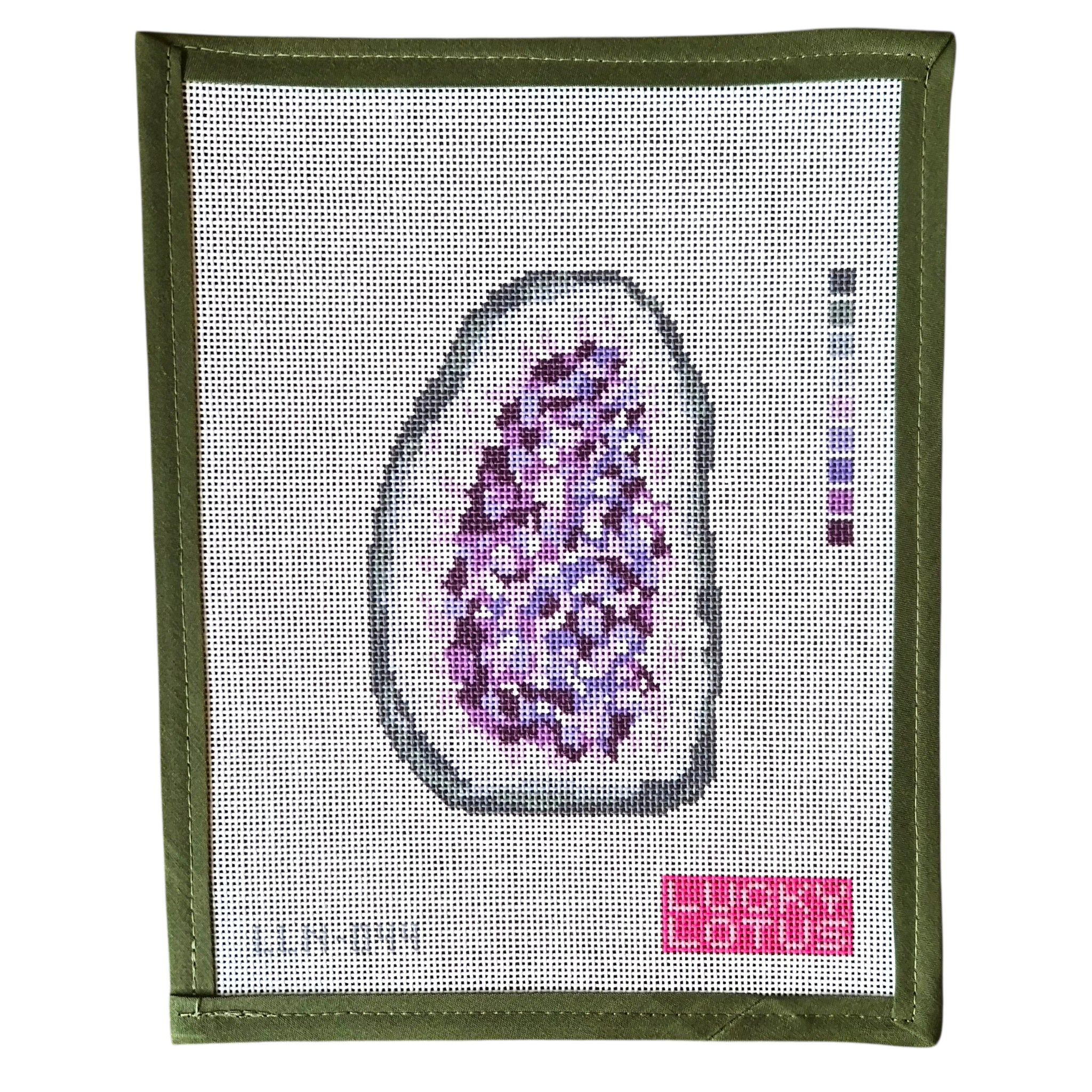Amethyst Geode - Lucky Lotus Needlepoint