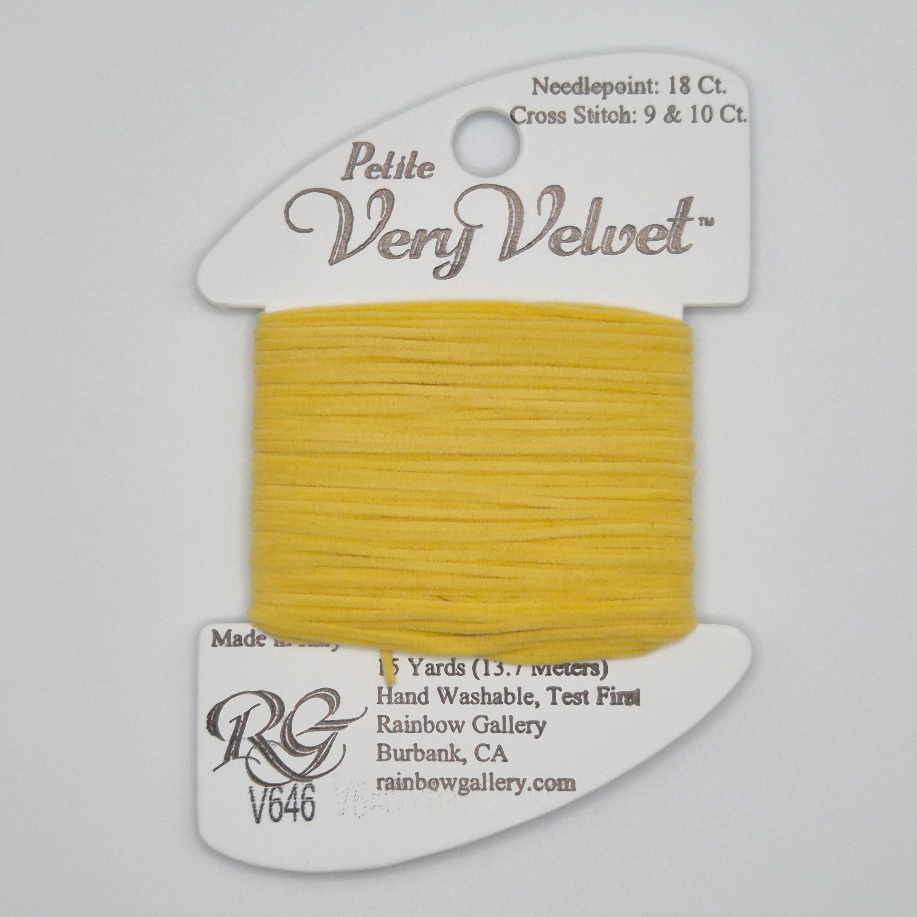 Petite Very Velvet V646 Medium Yellow