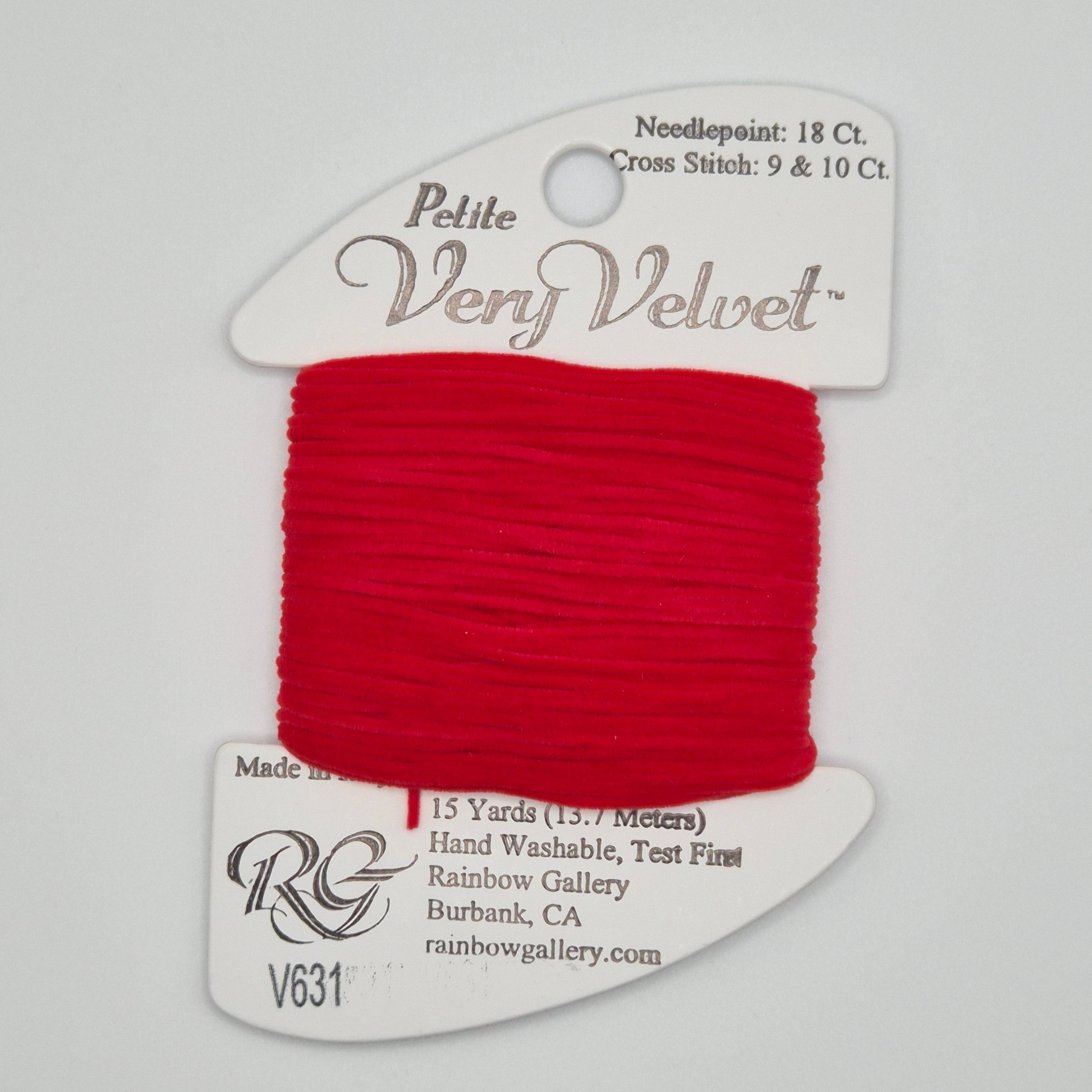 Petite Very Velvet V631 Christmas Red