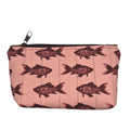 Fish Print Small Notions Bag