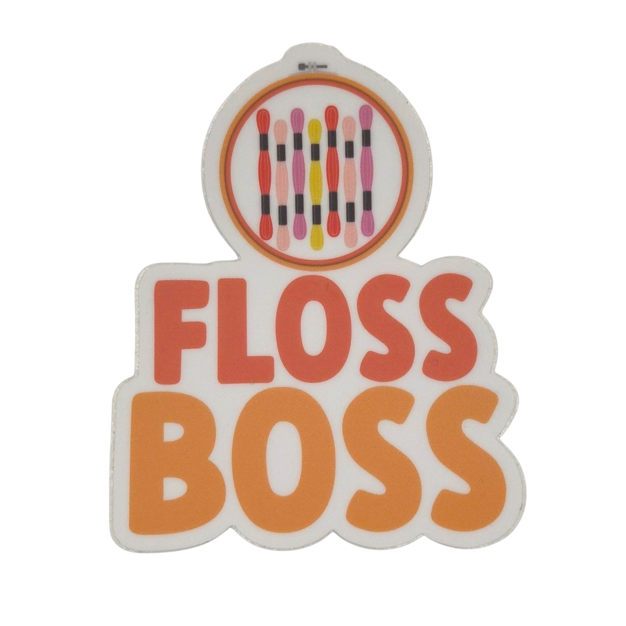 Floss Boss Sticker