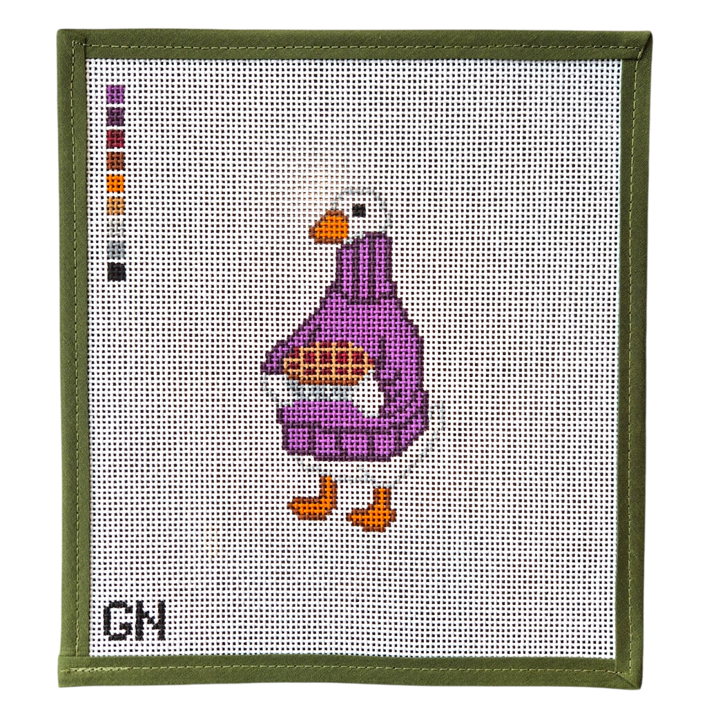Sweater Goose Needlepoint Kit