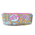 Floral Orange Long Notions Bag