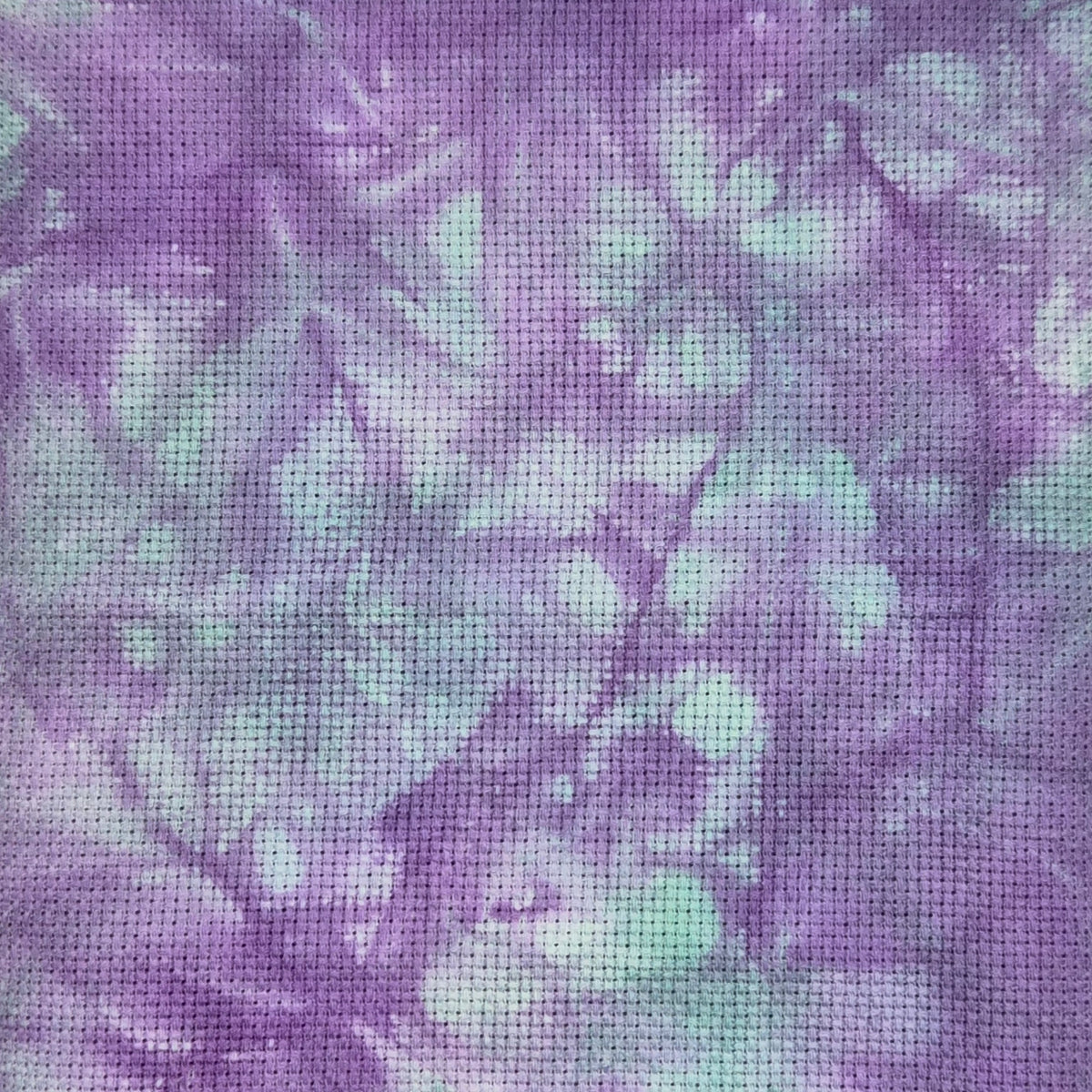 Nine Lives & Needles 18 Count Poisoned Violets Aida Fabric - 14x18"