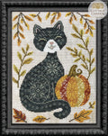 Pumpkin Patch Cat - Cross Stitch Pattern