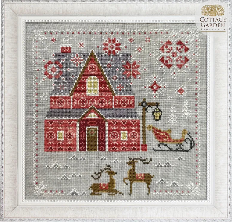 Santa's House - Cross Stitch Pattern