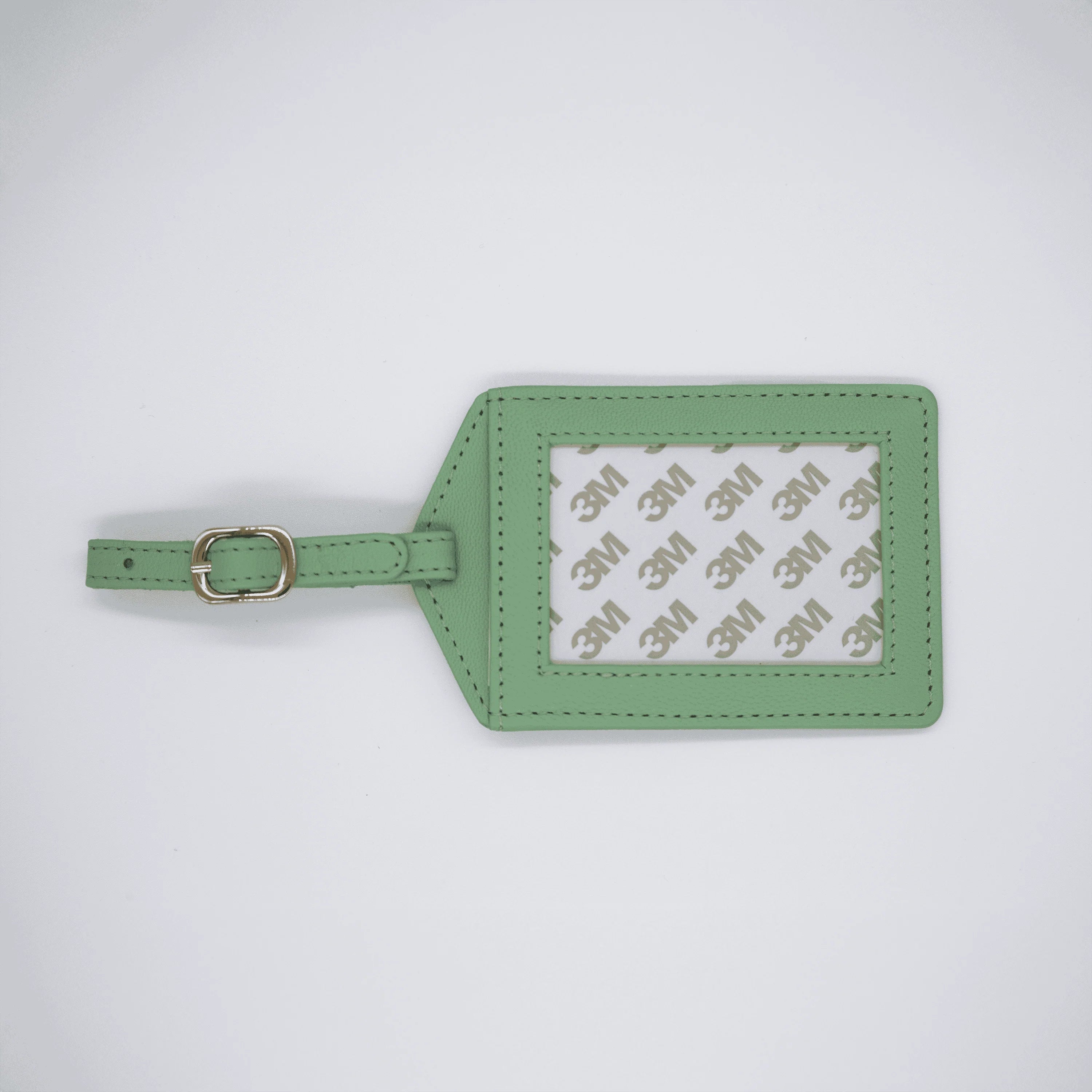 Smokey Green Self-Finishing Luggage Tag