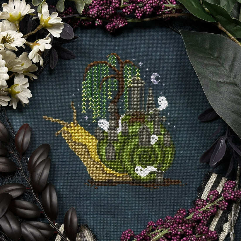 Grave Snail - Cross Stitch Pattern