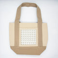 Taupe Self-Finishing Mini Tote Bag