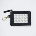 Navy Self-Finishing Zip Coin Holder